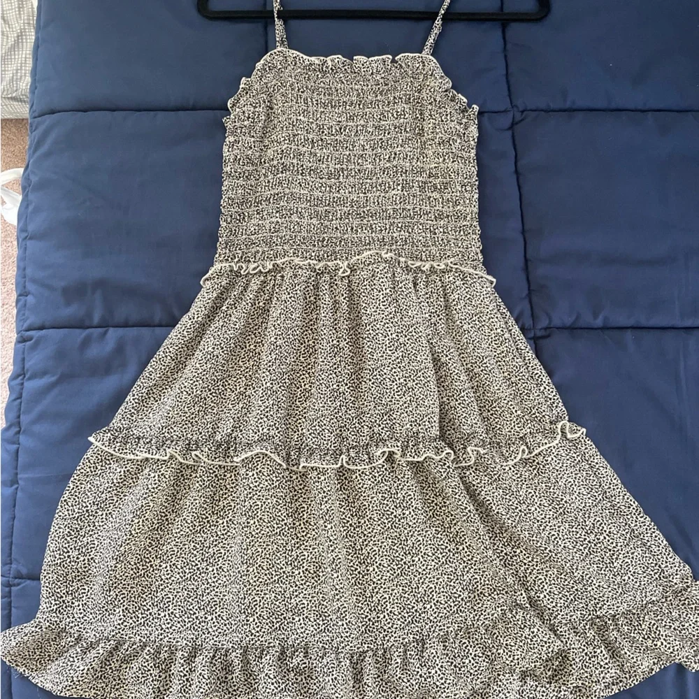 Cheeta Ruffle Dress - Picture 1 of 4